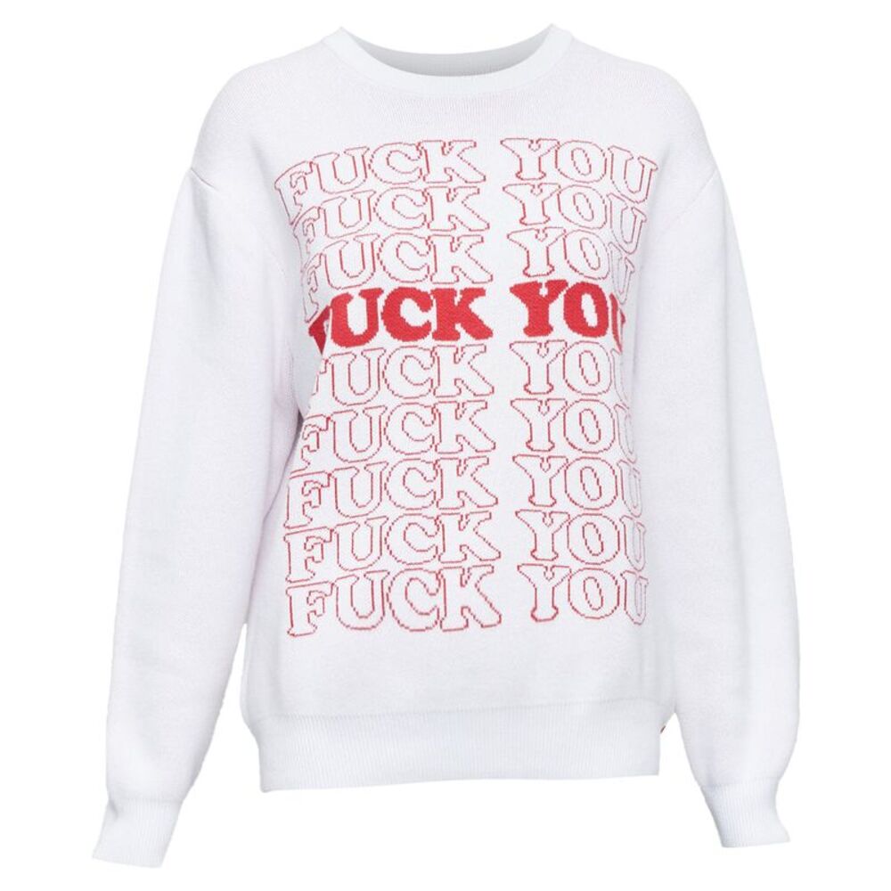 Supreme Hysteric Glamour Slogan Sweater
